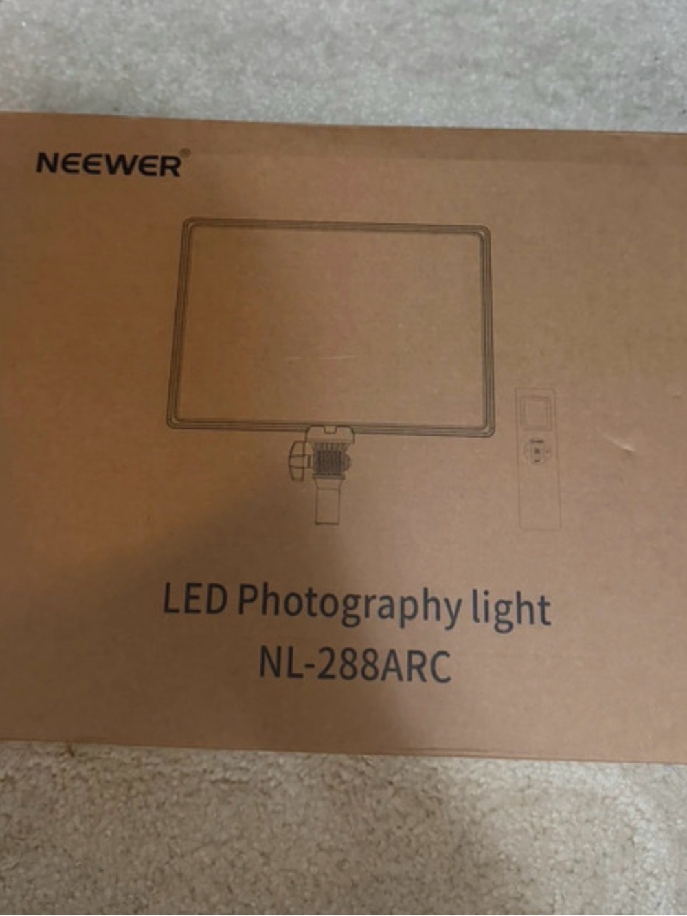 NL-288ARC LED Photography Light - Brown